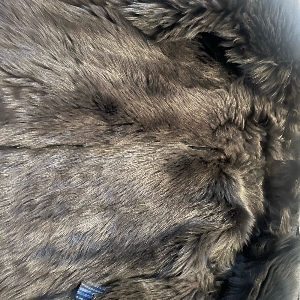 Balenciaga Black/Brown Lambskin Fur Shearling Jacket - Picture 4 of 5